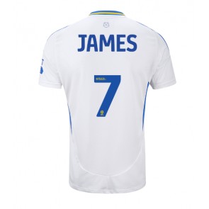 Leeds United Daniel James #7 Hemmatröja 2024-25 Kortärmad